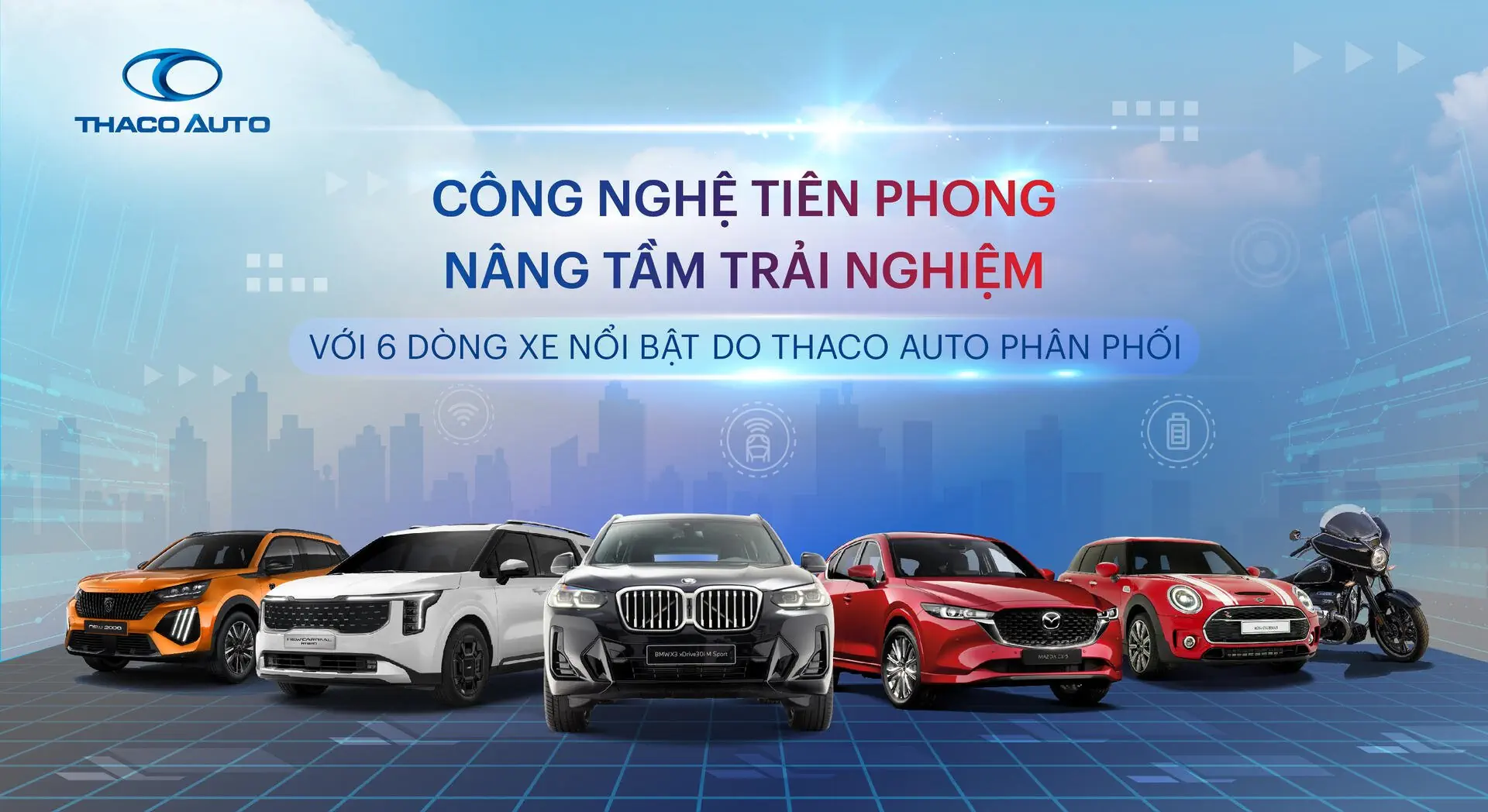 NÂNG TẦM TRẢI NGHIỆM VỚI 6 DÒNG XE NỔI BẬT TỪ THACO AUTO