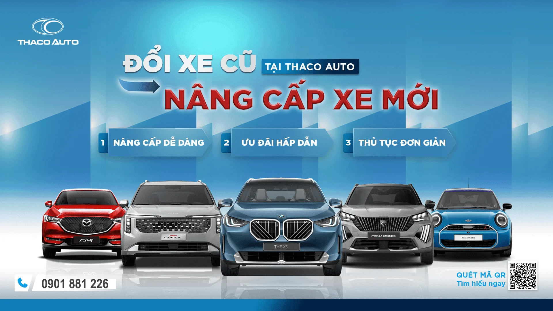 Thu cũ - Đổi mới: giải pháp nâng cấp xe toàn diện, tối ưu chi phí tại THACO AUTO