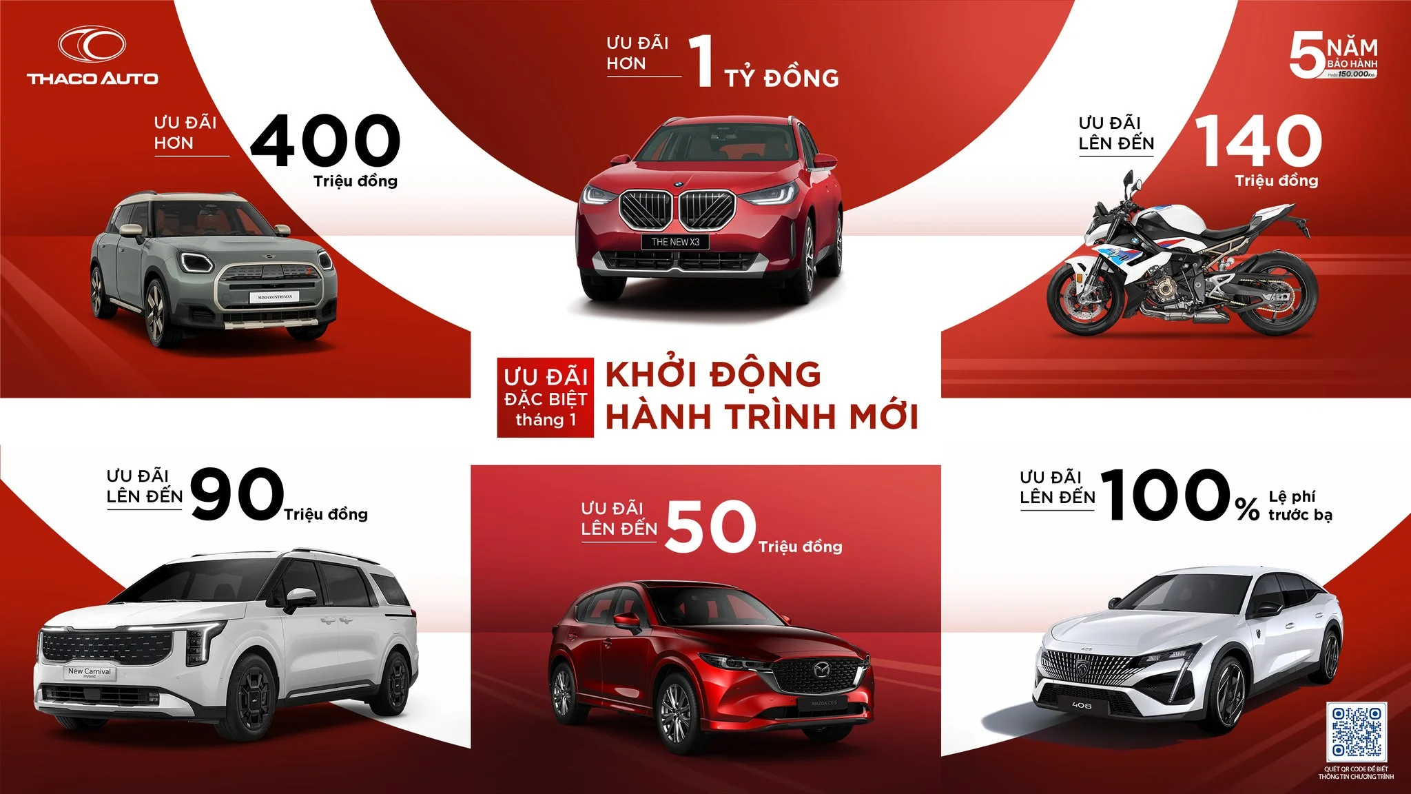 THACO AUTO ƯU ĐÃI ĐẶC BIỆT - KHỞI ĐỘNG HÀNH TRÌNH MỚI