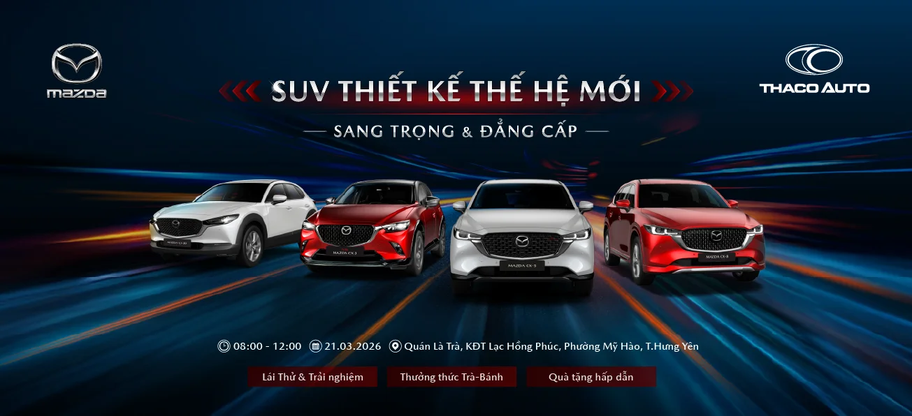 LỜI CẢM ƠN SAU SỰ KIỆN – TRẢI NGHIỆM LÁI THỬ DÒNG XE KIA - MAZDA