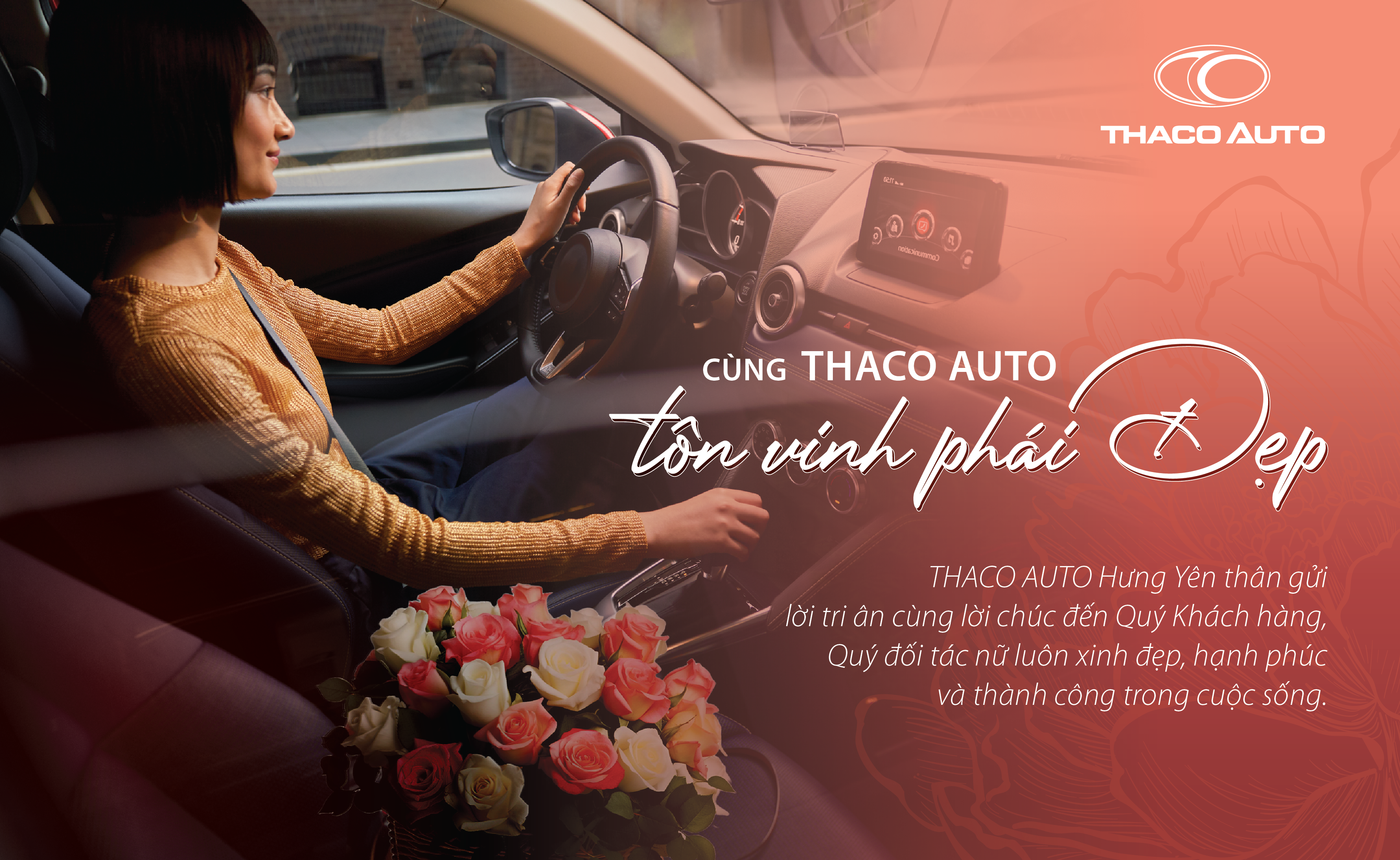 THACO AUTO HƯNG YÊN chúc mừng ngày Phụ nữ Việt Nam 20.10