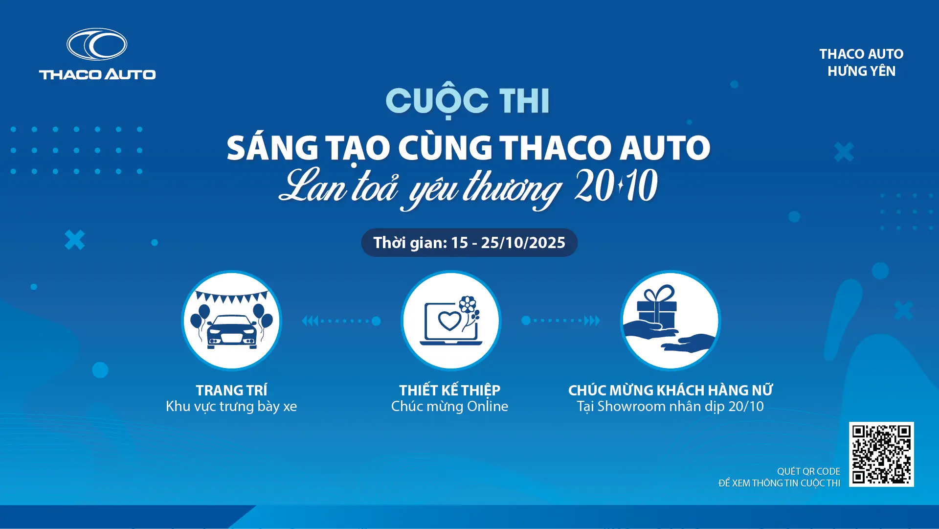 HACO AUTO HƯNG YÊN PHÁT ĐỘNG CUỘC THI “SÁNG TẠO CÙNG THACO AUTO – LAN TỎA YÊU THƯƠNG 20/10”