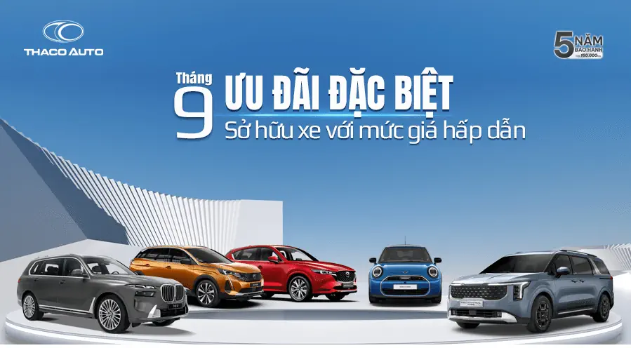 Cơ hội sở hữu xe với ưu đãi hấp dẫn từ THACO AUTO